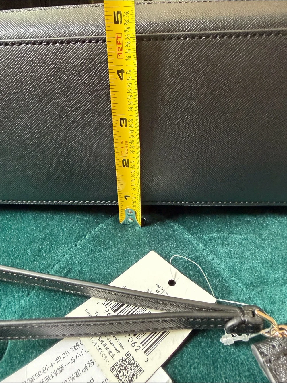 Kate Spade Black  Glimmer Tote with Matching Wristlet and Wallet Set